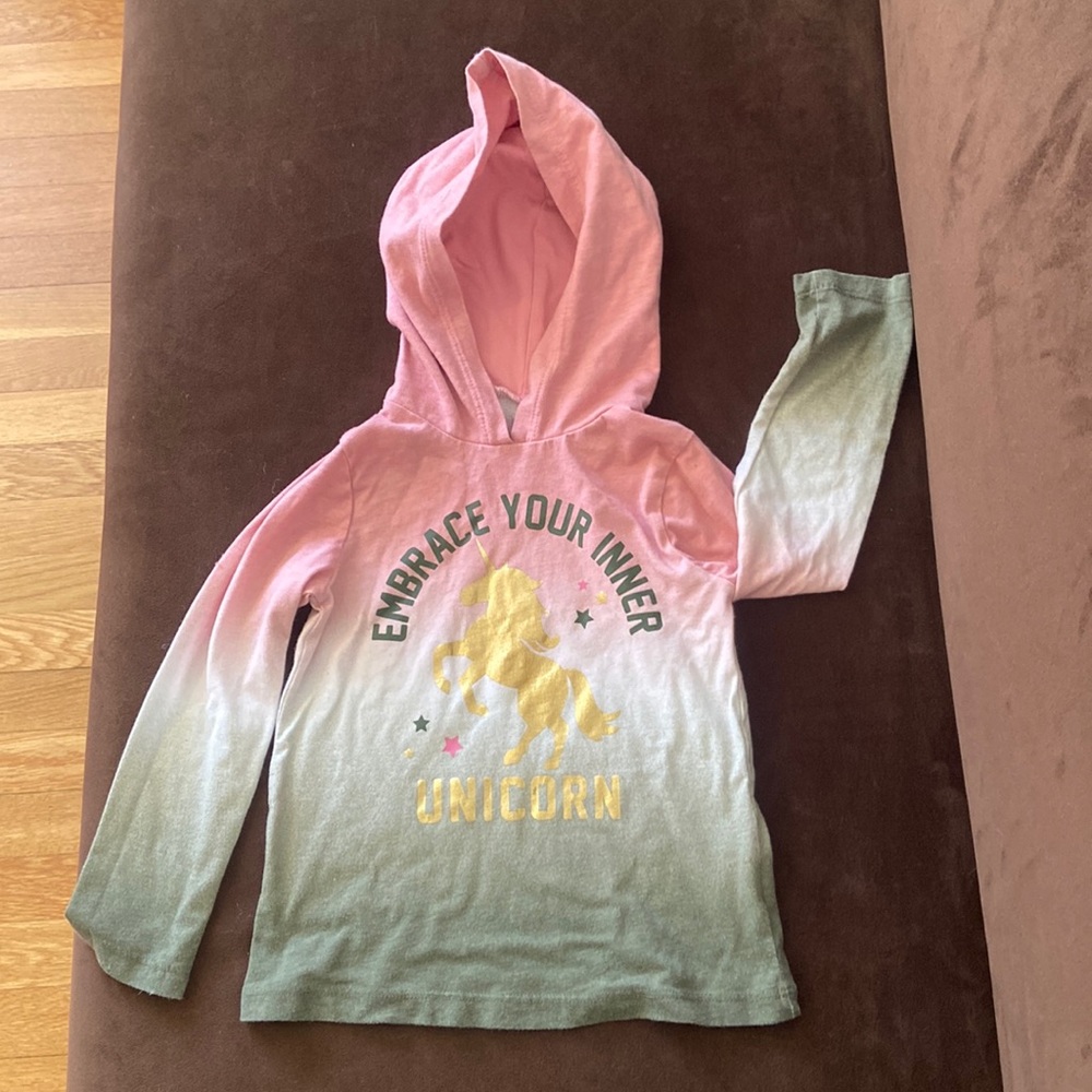 Embrace Your Inner Unicorn Toddler Hooded Long-Sleeve T-Shirt